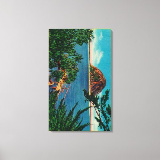 サンルイスオビスポ郡モロロック キャンバスプリント (正面)