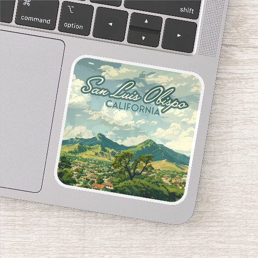 サンルイスオビスポSLOカリフォルニアセントラルコーストレトロ シール (詳細)