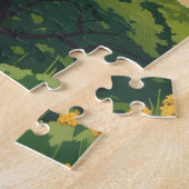 サンルイスオビスポSLOカリフォルニアセントラルコーストレトロ ジグソーパズル (側面)