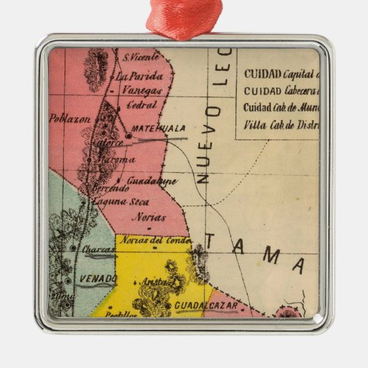 サンルイスポトシ（メキシコ） メタルオーナメント (正面)