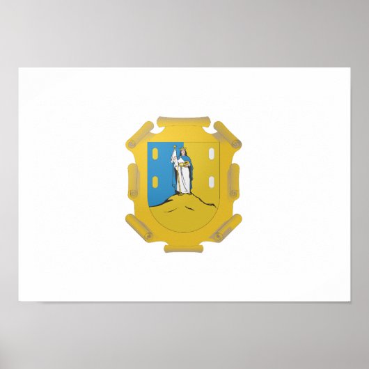 サンルイス・ポトシ国旗 ポスター (正面)