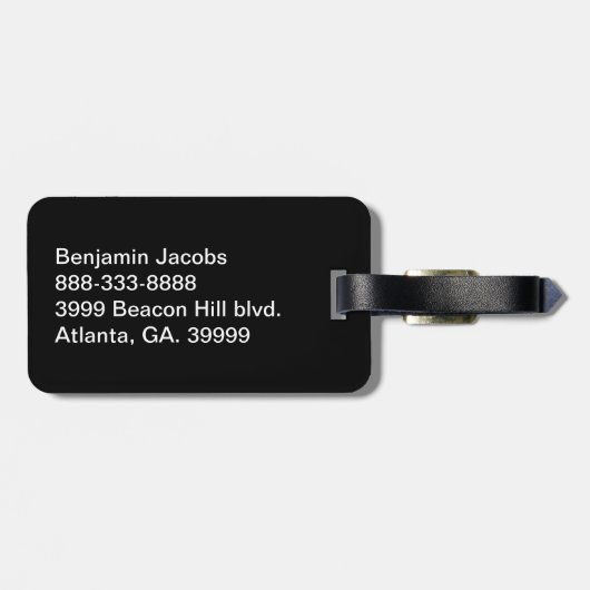 サンルシアの微笑の旗 ラゲッジタグ (裏面横)