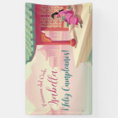 サンルーシー・イ・ジェンメイバナー(スペインの) 横断幕 (縦)