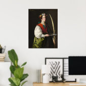 サンルーシー – フランシスコ・デ・ズルバランファインアートポスター ポスター (ホームオフィス)