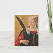 サンルーシーbyフランチェスコ・デル・コッサ ノートカード (裏面)