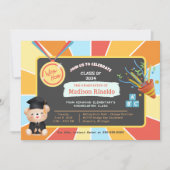 サンレイキッズエレメンタリー卒業お祝い 招待状 (正面)