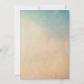 サンレイズのウェディングカジュアル招待状を持つ山 招待状 (裏面)