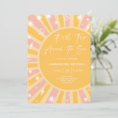 サンレインボーのまわりにルの最初の旅1回目の誕生日 招待状 (スタンド正面)