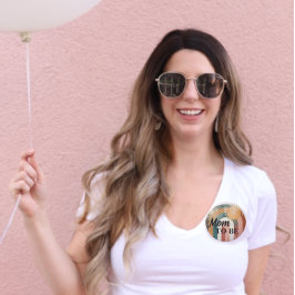 サンレインボーベビーシャワーママになる 缶バッジ