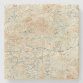 サンレギスカヌエリア詳細ズインザアディロンダック  ストーンコースター (正面)