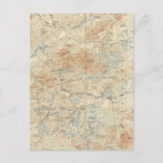 サンレギスカヌエリア詳細ズインザアディロンダック ポストカード (正面)