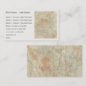 サンレギスカヌエリア詳細ズインザアディロンダック  名刺 (正面/裏面)