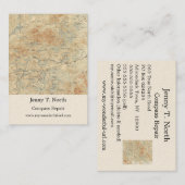 サンレギスカヌエリア詳細ズインザアディロンダック 名刺 (正面/裏面)