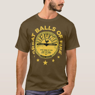 サンレコードジェリーリー素晴らしルイス火球 Tシャツ