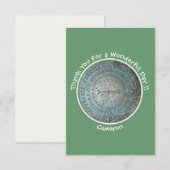 サンレジスマウンテンUSGSベンチマークパーティー項目 サンキューカード (正面/裏面)