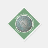 サンレジスマウンテンUSGSベンチマークパーティー項目 スタンダードカクテルナプキン (角)