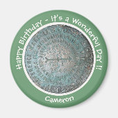 サンレジスマウンテンUSGSベンチマークパーティー項目 マグネット (正面)