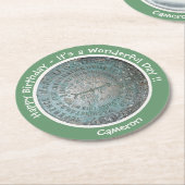 サンレジスマウンテンUSGSベンチマークパーティー項目 ラウンドペーパーコースター (アングル)