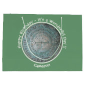 サンレジスマウンテンUSGSベンチマークパーティー項目 ラージペーパーバッグ (裏面)