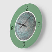 サンレジスマウンテンUSGSベンチマークパーティー項目 ラージ壁時計 (傾斜)