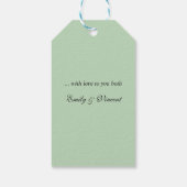 サンレミーバイビンセントヴァンゴッホからの風景 ギフトタグ (裏面)