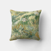 サンレミーバイビンセントヴァンゴッホからの風景 クッション (裏面)