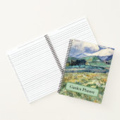 サンレミーバイビンセントヴァンゴッホからの風景 ノートブック (内部)