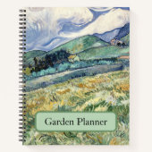 サンレミーバイビンセントヴァンゴッホからの風景 ノートブック (正面)