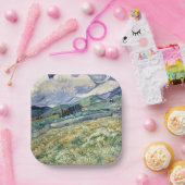 サンレミーバイビンセントヴァンゴッホからの風景 ペーパープレート (パーティー)