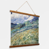 サンレミーバイビンセントヴァンゴッホからの風景 吊り下げ型タペストリー (傾斜あり)