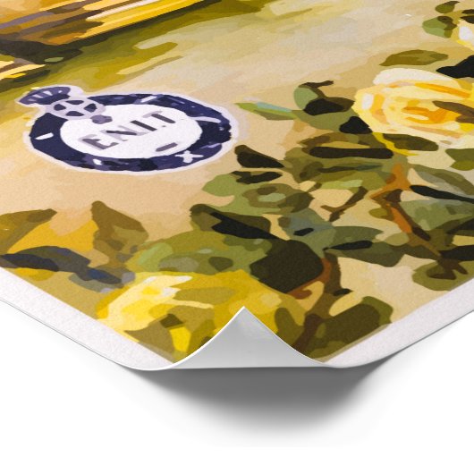 サンレモItalyヴィンテージ旅行ポスター ポスター (角)