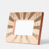 サンレースのようバースト レーザー彫刻フレーム (左)