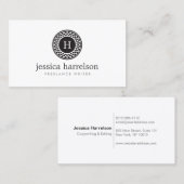 サンロゴモノグラム 名刺 (正面/裏面)