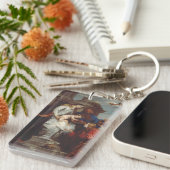 サンロザリアの戴冠式byアンソニー・ヴァン・ダイク キーホルダー (正面右)