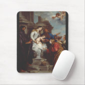 サンロザリアの戴冠式byアンソニー・ヴァン・ダイク マウスパッド (マウス)