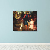 サンロックの癒し キャンバスプリント (インサイチュ (ウッドフロア))