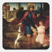 サンロックの癒し スクエアシール (正面)