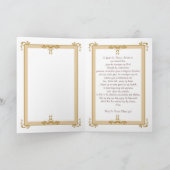 サンロッコ – ハッピー饗宴の日グリーティングカード カード (内部)