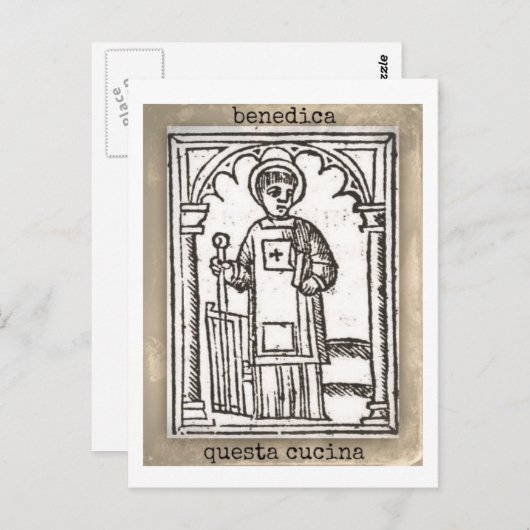 サンロレンソは、この台所を賛美します ポストカード (正面/裏面)