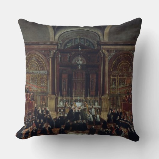 サンロレンソ(油oの（昆虫）オオカバマダラ、モナークの叙任 クッション (正面)