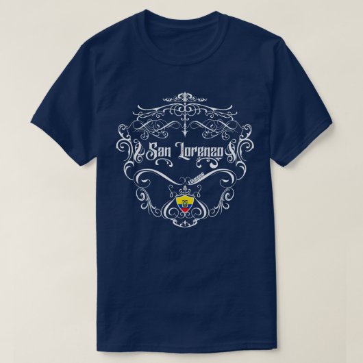 サンロレンツォヴィンテージデザイン3 Tシャツ (デザイン正面)
