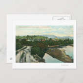 サンロレンツォ川の空中眺め ポストカード (正面/裏面)