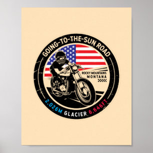 サンロードモンタナバイクに行く ポスター