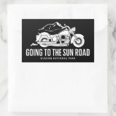 サンロードモンタナバイクに行く 長方形シール (バッグ)