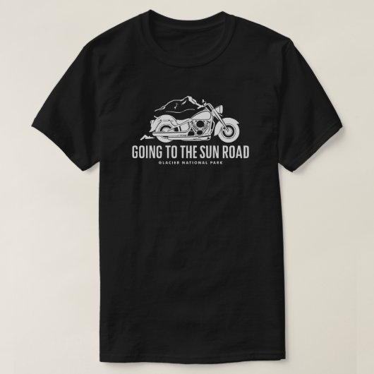 サンロードモンタナバイクに行く Tシャツ (デザイン正面)