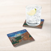 サンロードモンタナビスタに行く スクエアペーパーコースター (インサイチュ)