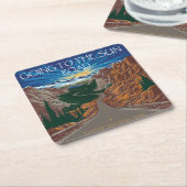 サンロードモンタナビスタに行く スクエアペーパーコースター (アングル)