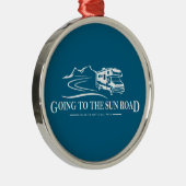 サンロードモンタナレクリエーション車に行く メタルオーナメント (右)