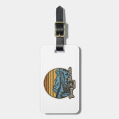 サンロードモンタナレトロへ ラゲッジタグ (正面縦)