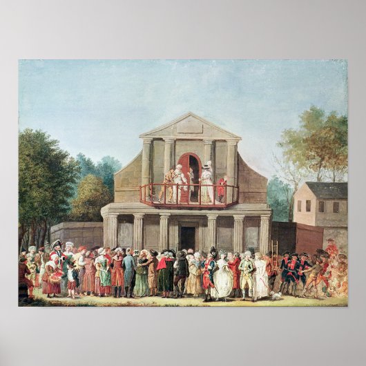 サンローランでの演劇公演 ポスター (正面)